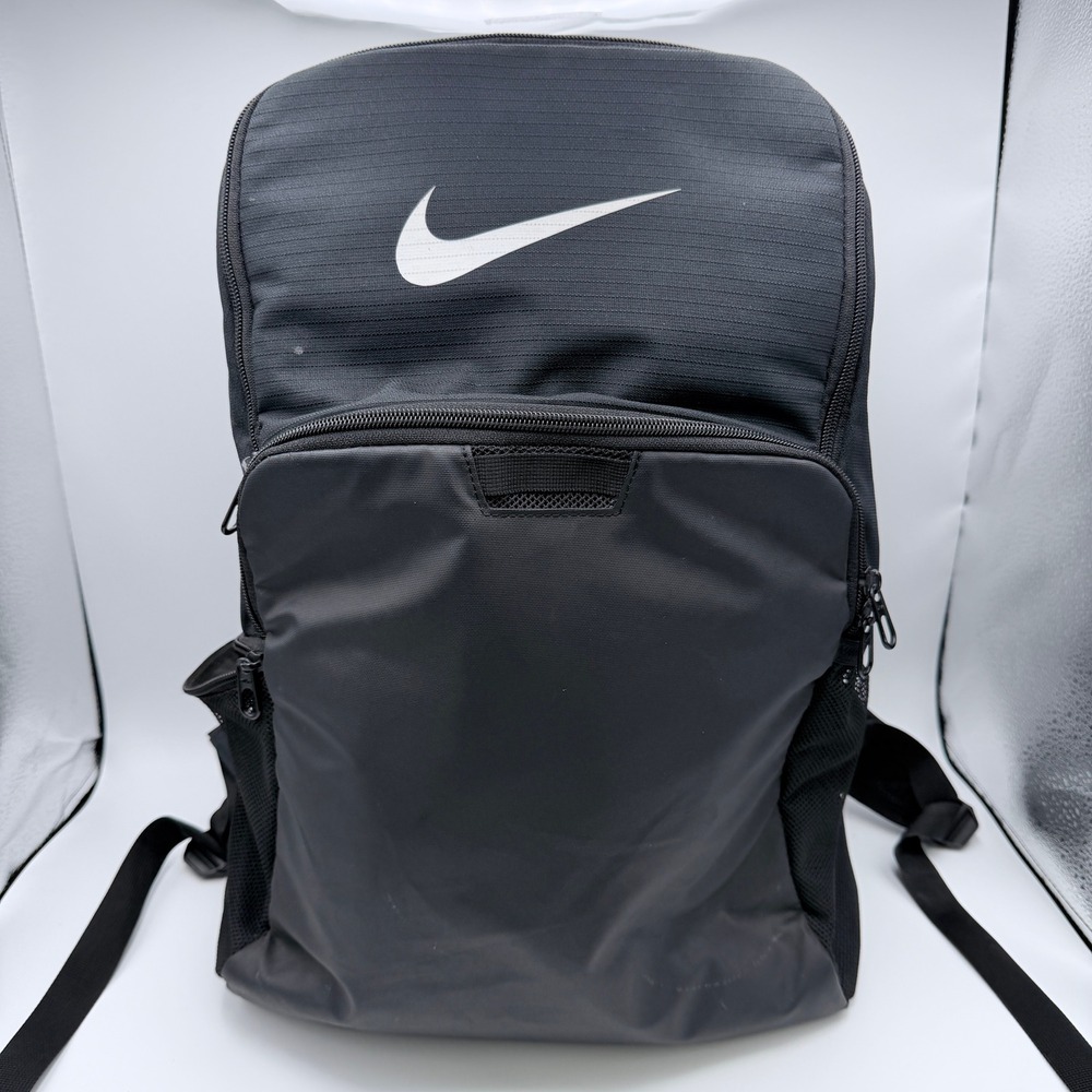 Nike Brasilia Team Backpack Black White BA5959-010 Soccer Training Bag